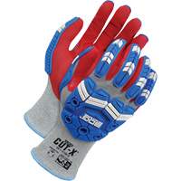 Gants antichocs r&eacute;sistants &agrave; la coupe pour &eacute;crans tactiles Cut-X, 6, Paume en Mousse de nitrile, Poignet &eacute;lastique Sécurité Médic