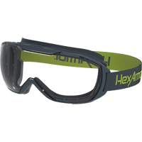 MX500 Safety Goggles, Clear Lens, Anti-Fog/Anti-Scratch, Indirect Vent Sécurité Médic