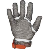 MMG Food Safe Metal Chainmail Gloves, Size 2X-Small, Stainless Steel Shell, ASTM ANSI Level A9 Sécurité Médic