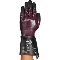 EDGE&reg; 48-939 Gauntlet Gloves, Size 6, 13 Gauge, Nitrile Coated, Polyester/HPPE/Spandex Shell, ASTM ANSI Level A4 Sécurité Médic