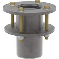 Socle de montage en acier inoxydable sur pont pour espace clos DBI-SALA Sécurité Médic