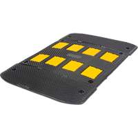 Bosse de d&eacute;c&eacute;l&eacute;ration avec embouts d'extr&eacute;mit&eacute;s, Caoutchouc, 3' lo x 40" la x 2" h Sécurité Médic