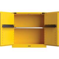 Utili-Guard+ Flammable Safety Cabinet, 30 gal., 1 Door, 43" W x 44" H x 22" D Sécurité Médic