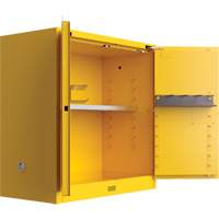 Utili-Guard+ Flammable Safety Cabinet, 30 gal., 1 Door, 43" W x 44" H x 22" D Sécurité Médic