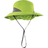 Chapeau de garde forestier 8934 Chill-Its avec prot&egrave;ge-nuque, petit/moyen, Lime haute visibilit&eacute; Sécurité Médic