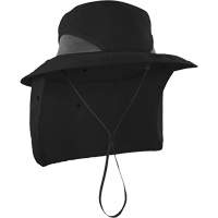Chapeau de garde forestier 8934 Chill-Its avec prot&egrave;ge-nuque, petit/moyen, Noir Sécurité Médic
