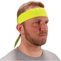Bandeau de refroidissement Chill-Its 6702 avec polym&egrave;res int&eacute;gr&eacute;s et fermeture &agrave; nouer, Jaune lime haute visibilit&eacute; Sécurité Médic