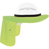 Visi&egrave;re universelle avec protection de la nuque pour casque de s&eacute;curit&eacute; Chill-Its 6661, Lime haute visibilit&eacute; Sécurité Médic