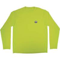 Chemise de refroidissement &agrave; manches longues avec protection solaire et UV Chill-Its 6689, Jaune lime haute visibilit&eacute;, Petit Sécurité Médic