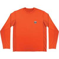 Chemise de refroidissement &agrave; manches longues avec protection solaire et UV Chill-Its 6689, Orange, Petit Sécurité Médic