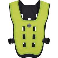 Veste de refroidissement &eacute;vaporatif Chill-Its 6685 avec fermeture &agrave; glissi&egrave;re, T-petit, Jaune lime haute visibilit&eacute; Sécurité Médic