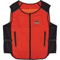 Chill-Its 6255 Lightweight Phase Change Cooling Vest (Vest Only), Small/Medium, Orange Sécurité Médic