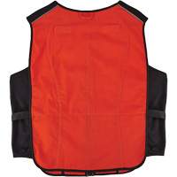 Chill-Its 6255 Lightweight Phase Change Cooling Vest (Vest Only), Small/Medium, Orange Sécurité Médic