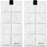 Chill-Its 6260 Lightweight Phase Change Cooling Vest with Rechargeable Packs, Small/Medium, Orange Sécurité Médic