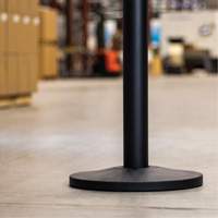 Industrial Stanchion Kit with Plastic Chain, 37" High, Red Sécurité Médic
