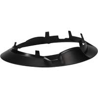 Bordure large compl&egrave;te &agrave; agrafe pour casque d'alpiniste RZRBack, blanc Sécurité Médic