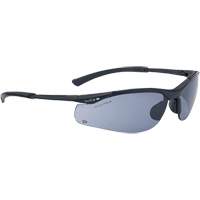 Contour BSSI Safety Glasses, Brown/Smoke Lens, Anti-Fog/Anti-Scratch, ANSI Z87+ Sécurité Médic