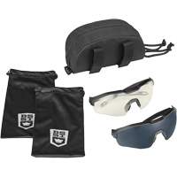 MY6 Safety Glasse Eyeshield Kit, Clear/Smoke Lens, Anti-Fog/Anti-Scratch, ANSI Z87+ Sécurité Médic