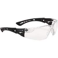 Rush+ Small BSSI Safety Glasses, Clear Lens, Anti-Fog/Anti-Scratch, ANSI Z87+ Sécurité Médic