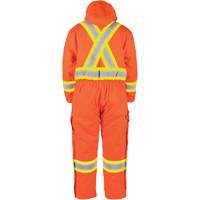 High-Visibility Lined Canvas Overalls, Small, High Visibility Orange Sécurité Médic