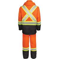 High-Visibility 150-Deniers Rain Suit, Polyester, Small, High Visibility Orange Sécurité Médic