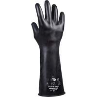 879 Acid-Resistant Gloves, Size Medium/8, 14" L, Butyl Rubber, 28-mil Sécurité Médic