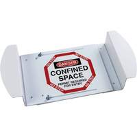 "Danger Confined Space Permit Required For Entry" Manhole Sign, 21" x 30", Polystyrene, English Sécurité Médic