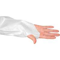 CoverMe Gown with Thumbholes, One Size, White, Polyethylene Sécurité Médic
