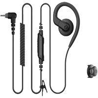 Over-the-Ear Single Pin Earpiece for Curve Two-Way Radio Sécurité Médic