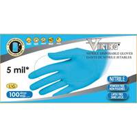 34600 Disposable Gloves, Small, Nitrile, 5-mil, Powder-Free, Blue Sécurité Médic