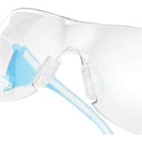 Adapt Lite Blue/White Safety Glasses, Clear Lens, Anti-Fog/Anti-Scratch, ANSI Z87+/Meets/Exceeds CSA Z94.3 Sécurité Médic