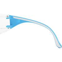 Adapt Lite Blue/White Safety Glasses, Clear Lens, Anti-Fog/Anti-Scratch, ANSI Z87+/Meets/Exceeds CSA Z94.3 Sécurité Médic