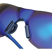 Adapt Lite Safety Glasses, Blue Mirror Lens, Anti-Fog/Anti-Scratch, ANSI Z87+/Meets/Exceeds CSA Z94.3 Sécurité Médic