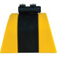 HAZLOK Safety Barrier System, Plastic, Magnetic Mount, 30', Black and Yellow Tape Sécurité Médic
