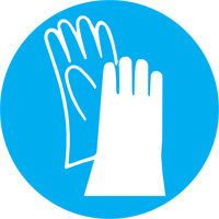 &eacute;tiquettes avec pictogramme Right to Know - Bottes, Vinyle, Feuille, 5/8" lo x 3/4" la Sécurité Médic