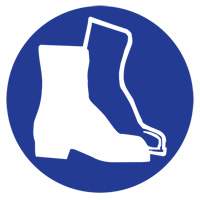 &eacute;tiquettes avec pictogramme Right to Know - Bottes, Vinyle, Feuille, 1" lo x 1-1/8" la Sécurité Médic