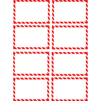 &eacute;tiquettes SIMDUT 800/pqt, Papier, Rouleau, 2-3/4" lo x 4-1/4" la Sécurité Médic