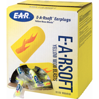 E-A-Rsoft Yellow Neon Blasts Earplugs, Bulk - Polybag Sécurité Médic