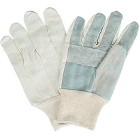 Standard-Duty Work Gloves, Large, Split Cowhide Palm Sécurité Médic