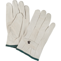 Gants de cordeur d'usage standard, Moyen, Paume Cuir fleur de vache Sécurité Médic