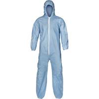 Pyrolon&reg; Plus 2 FR Coveralls, Small, Blue, FR Treated Fabric Sécurité Médic