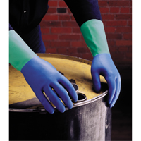 Gants Protector, Taille 6/Petit/6,5, 13" lo, Nitrile/Latex de caoutchouc, Doublure en Ouat&eacute;e, 28 mils Sécurité Médic