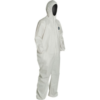 ProShield&reg; 60 Coveralls, Small, White, Microporous Sécurité Médic