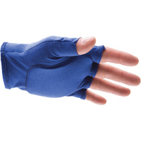 Anti-Impact Fingerless Right-Hand Glove Liner, 6/X-Small, Synthetic Palm, Slip-On Cuff Sécurité Médic