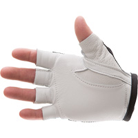 Anti-Impact Left-Hand Glove, X-Small, Goatskin/Split Leather Palm, Hook & Loop Cuff Sécurité Médic