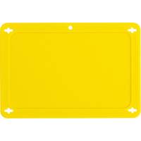 Blank Valve Tag, Plastic, 4-3/4" W x 3-1/4" H Sécurité Médic