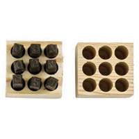 Number Steel Stamp Punch Set, # 4/6/3/2/1/8/9/7/5, 1/4" Sécurité Médic