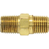 RACCORD HEXAGONAL,1/4"-1/8"NPT,LAITON, Laiton Sécurité Médic