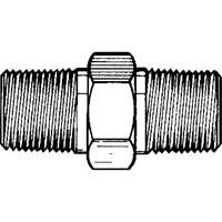 RACCORD HEXAGONAL MALE1/8"-1/8"NPT,LAITON, Laiton Sécurité Médic