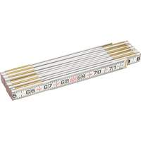 Red End&reg; Flat Reading Rule, 6' L, Wood Sécurité Médic